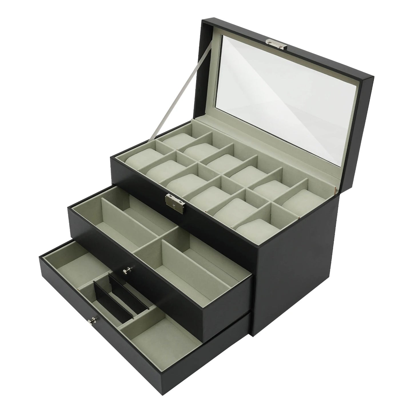 3-Tier Jewelry Organizer Box