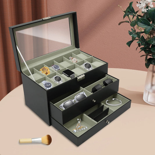 3-Tier Jewelry Organizer Box