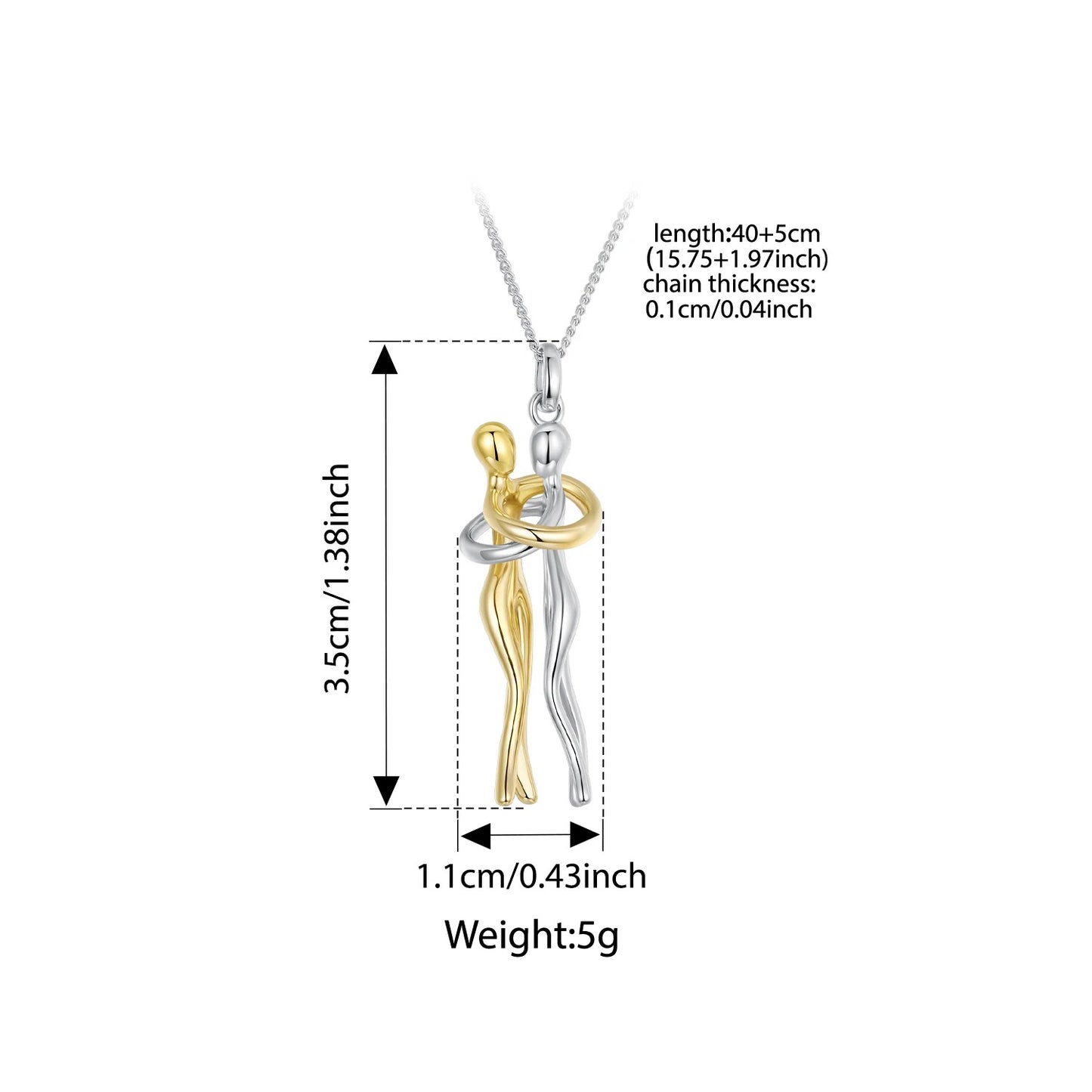925 Silver Mother & Child Necklace