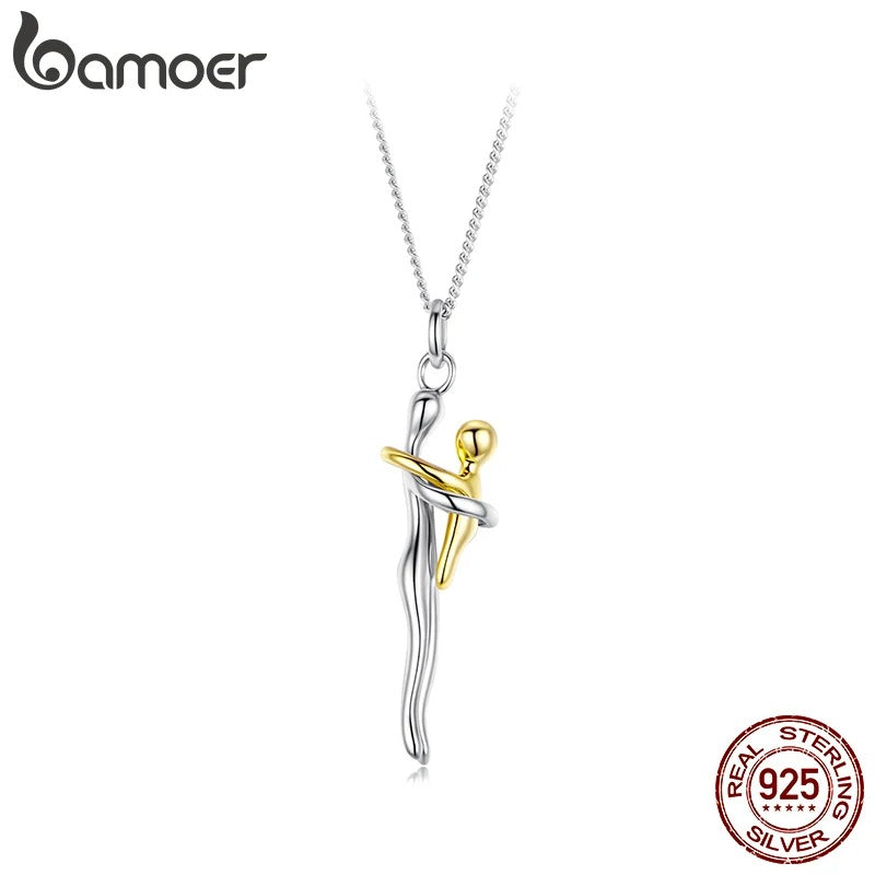 925 Silver Mother & Child Necklace