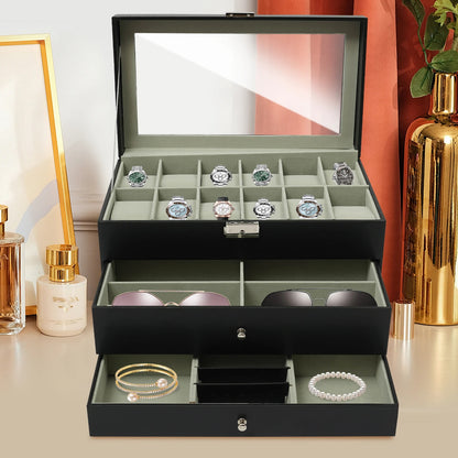 3-Tier Jewelry Organizer Box