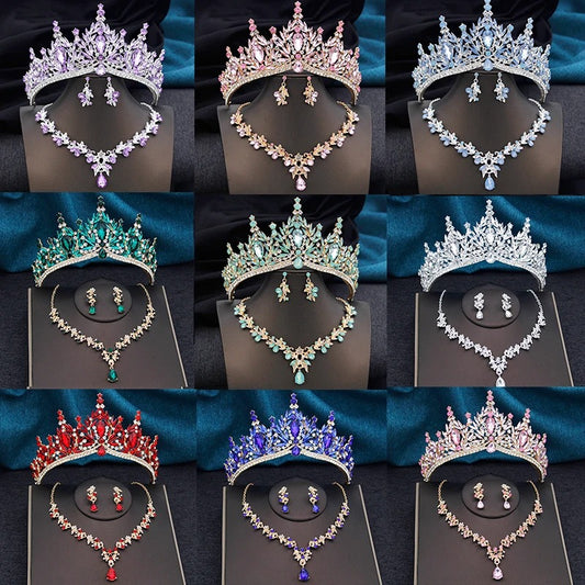 Bridal Tiara Jewelry Set