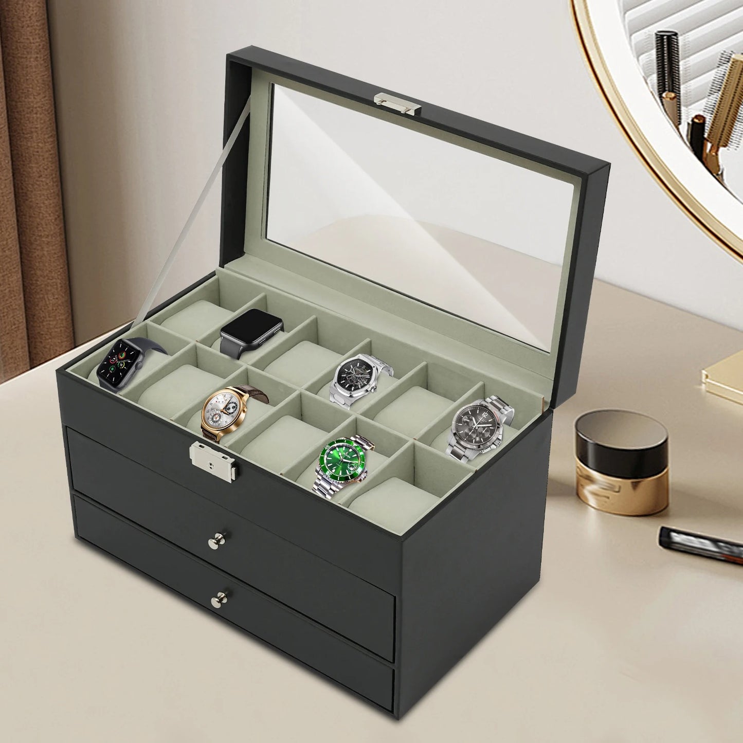 3-Tier Jewelry Organizer Box