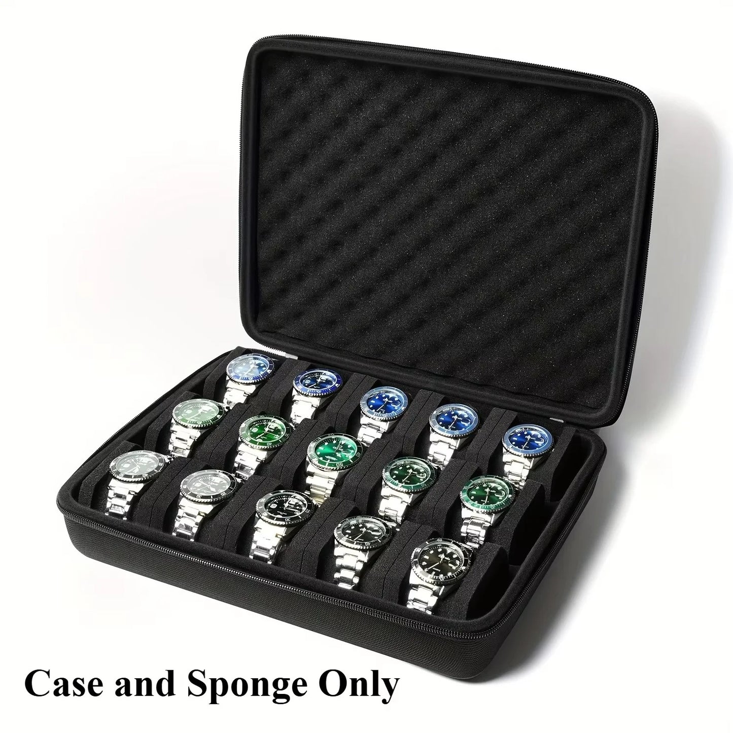 15-Slot Watch Storage Case