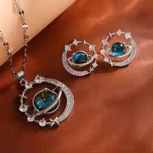 Planet Necklace & Earring Set