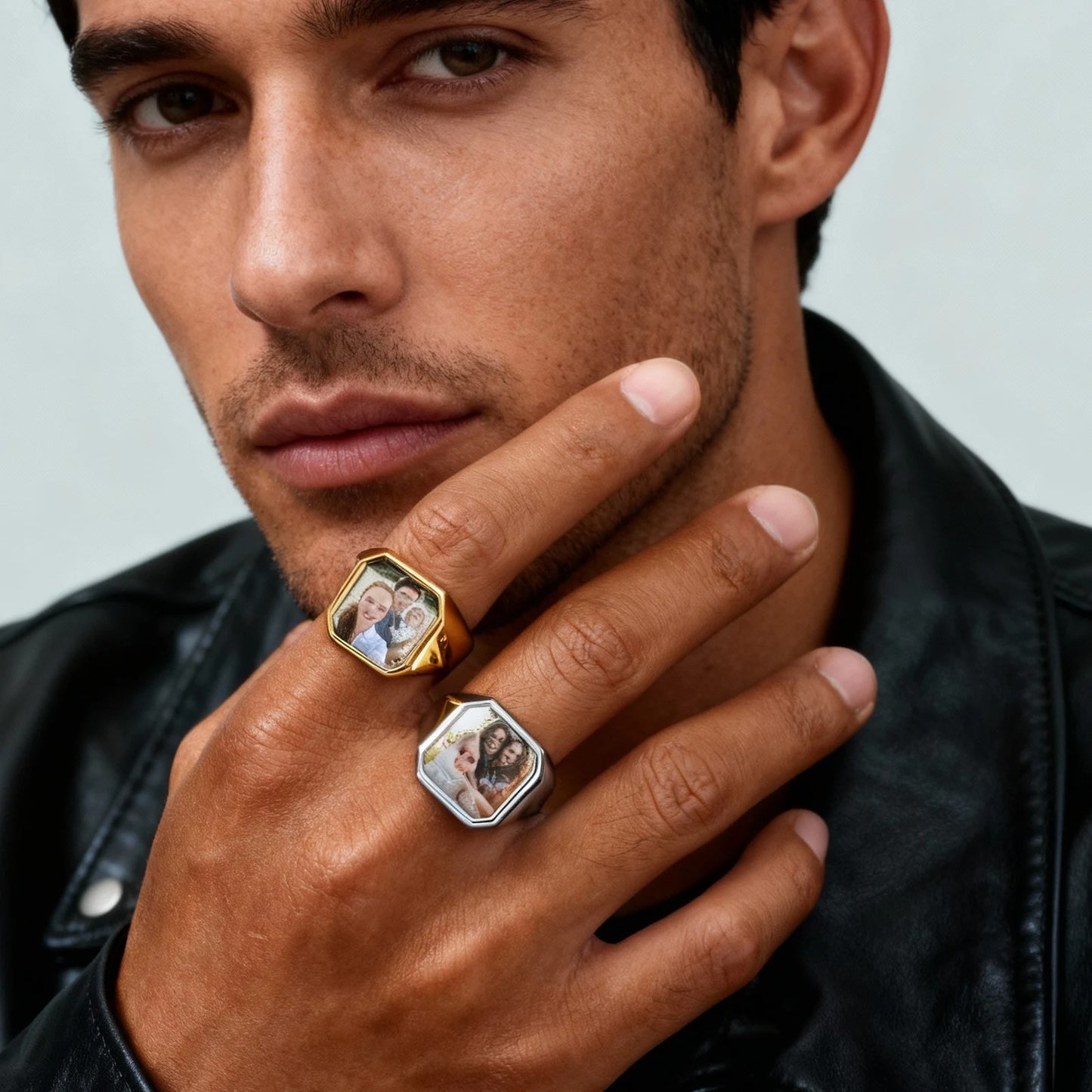 Custom Photo Statement Ring
