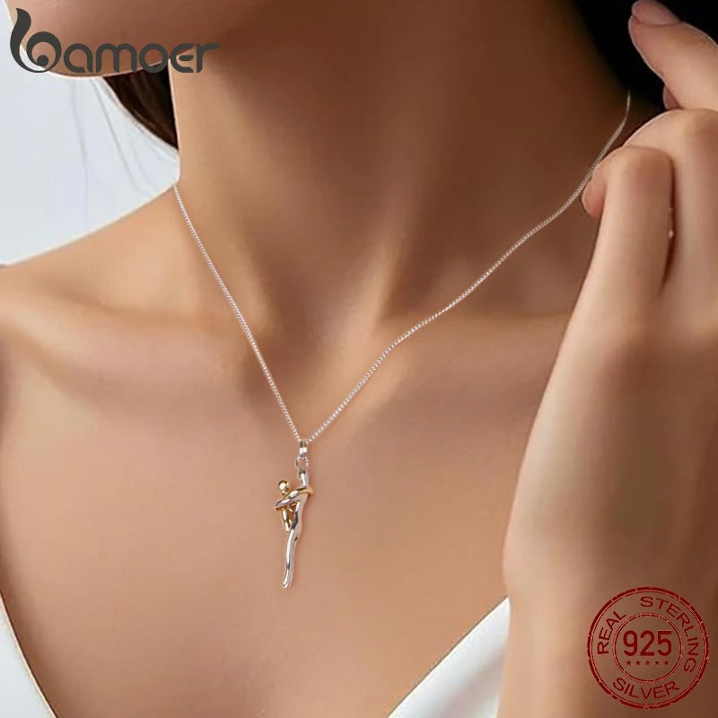 925 Silver Mother & Child Necklace