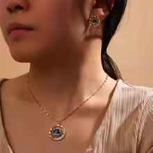 Planet Necklace & Earring Set