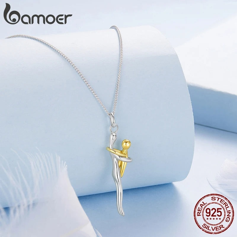 925 Silver Mother & Child Necklace