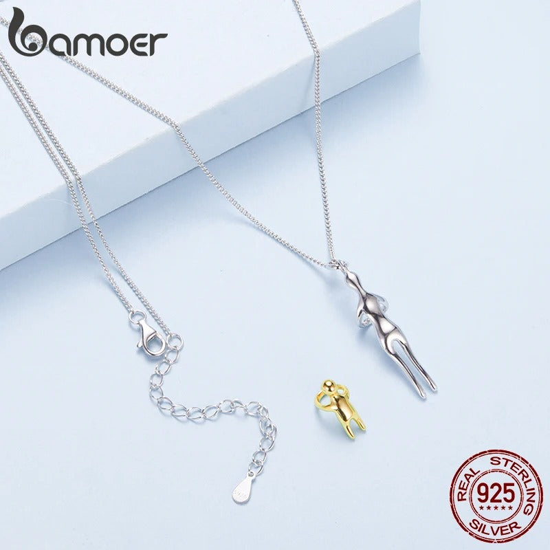 925 Silver Mother & Child Necklace